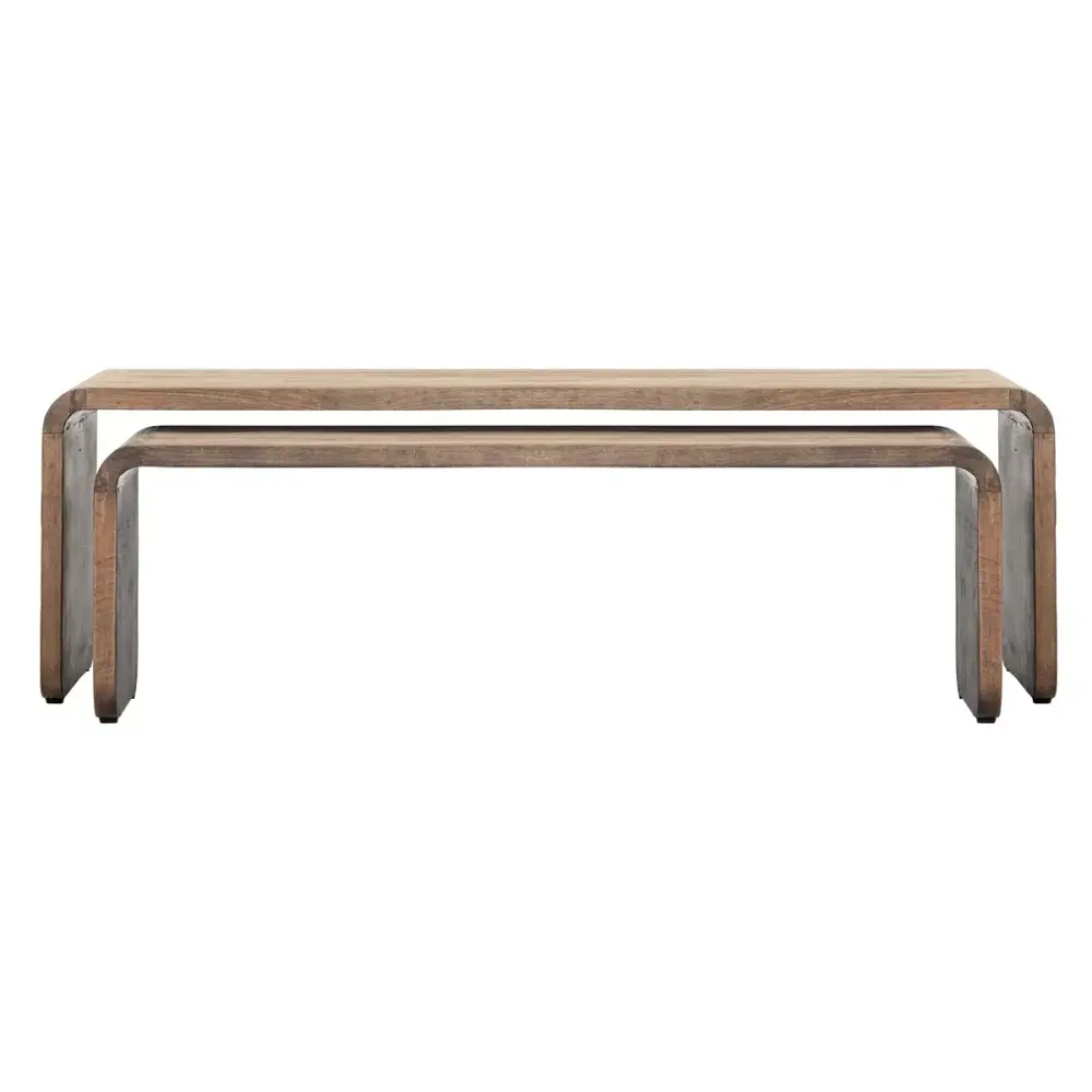 Gooseneck Evo Nesting Coffee Table - Recycled Teakwood