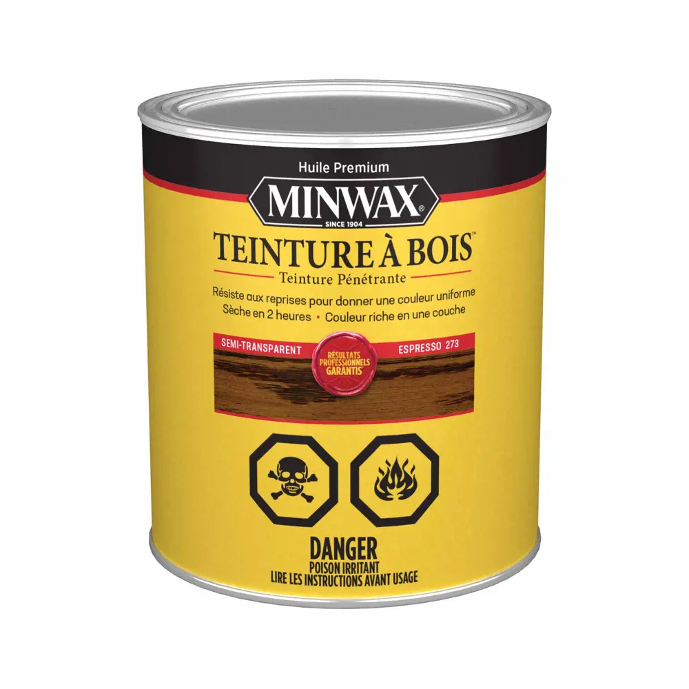 Minwax Wood Finish Semi-Transparent Espresso, 946 ml