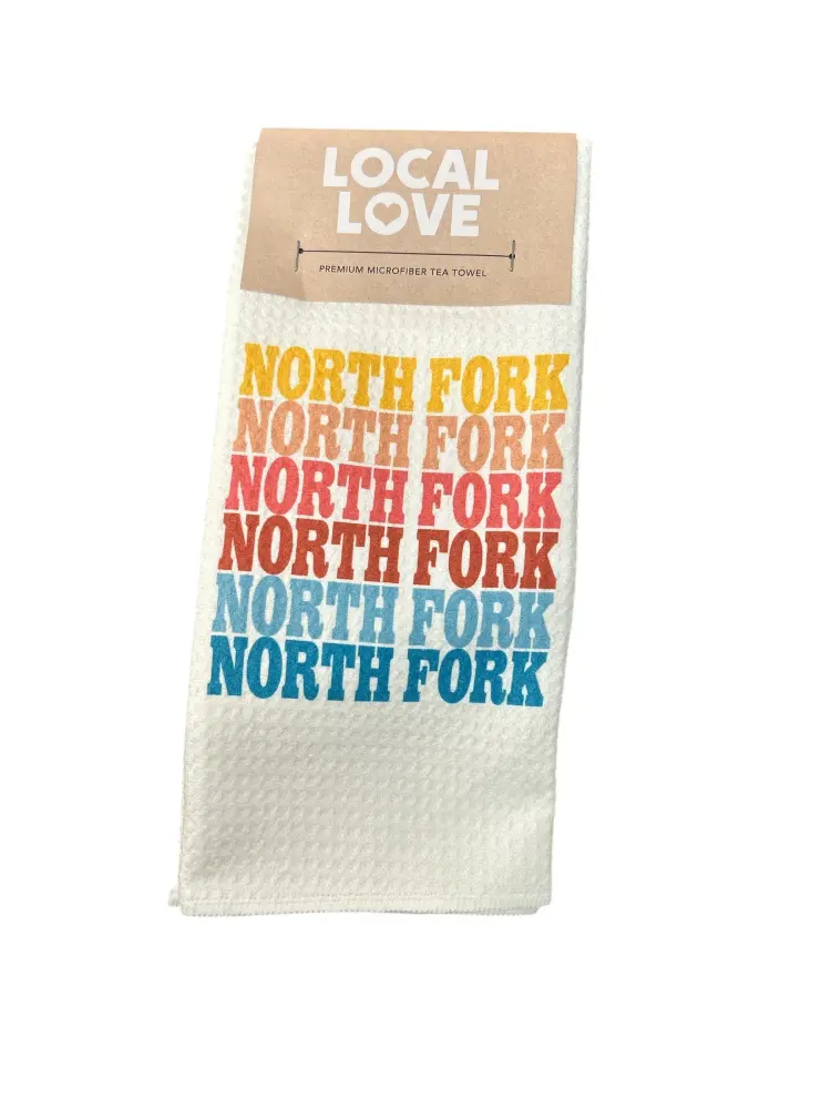 Cast Iron Skillet North Fork Tea Towel