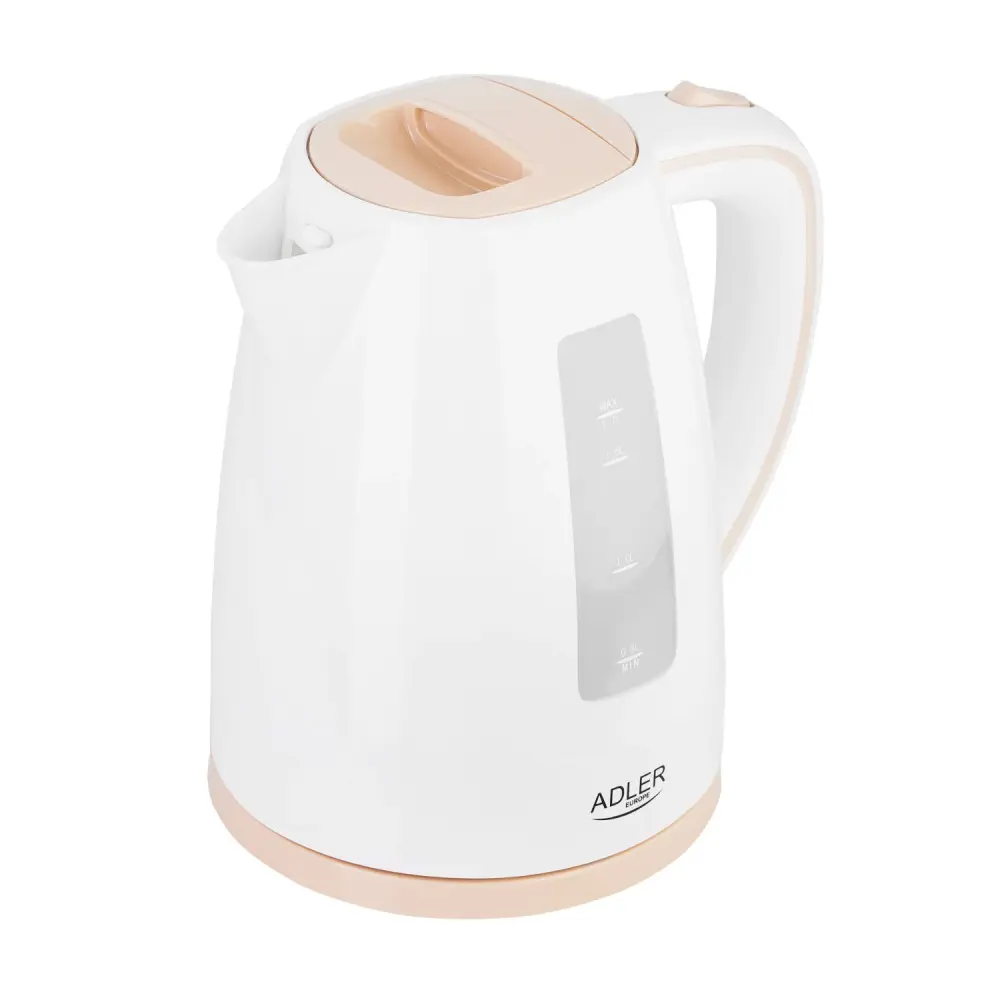 Plastic Electric Kettle, 1.7L, AD 1264, 2200W – Fast Boiling and Trendy Design