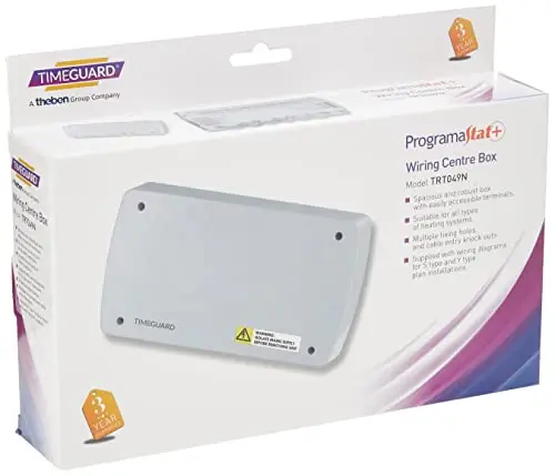 Timeguard Timer Wiring Centre Box, Alabaster, One Size