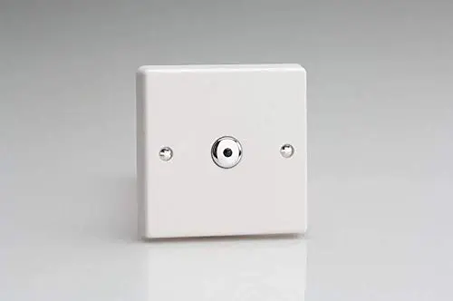 Varilight Pearl 1-Gang 1-Way Remote Control/Touch Master Dimmer 1-Gang 1-Way Remote Control/Touch Master LED Dimmer 1 x 0-...