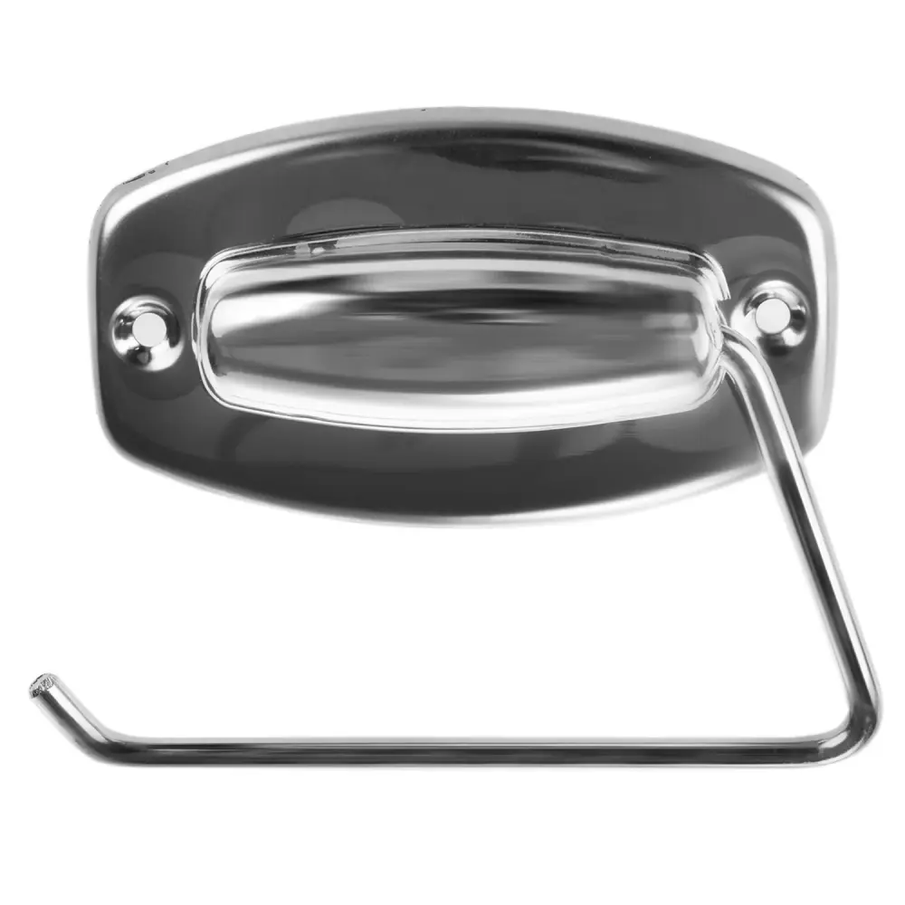 ABJ toilet paper holder, bathroom, wall mounting, shiny metal plated | Rustproof & Easy Clean