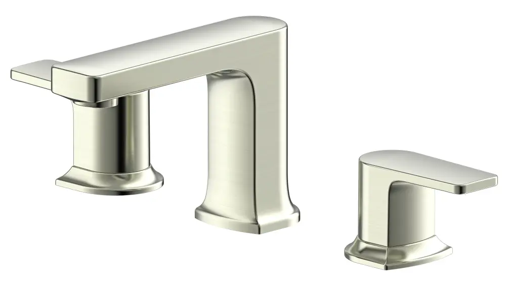 Chatelet Twofold Handle 8 . Widespread Bathroom Faucet Drain Brushed Nickel - MFF-CHAW8-BN