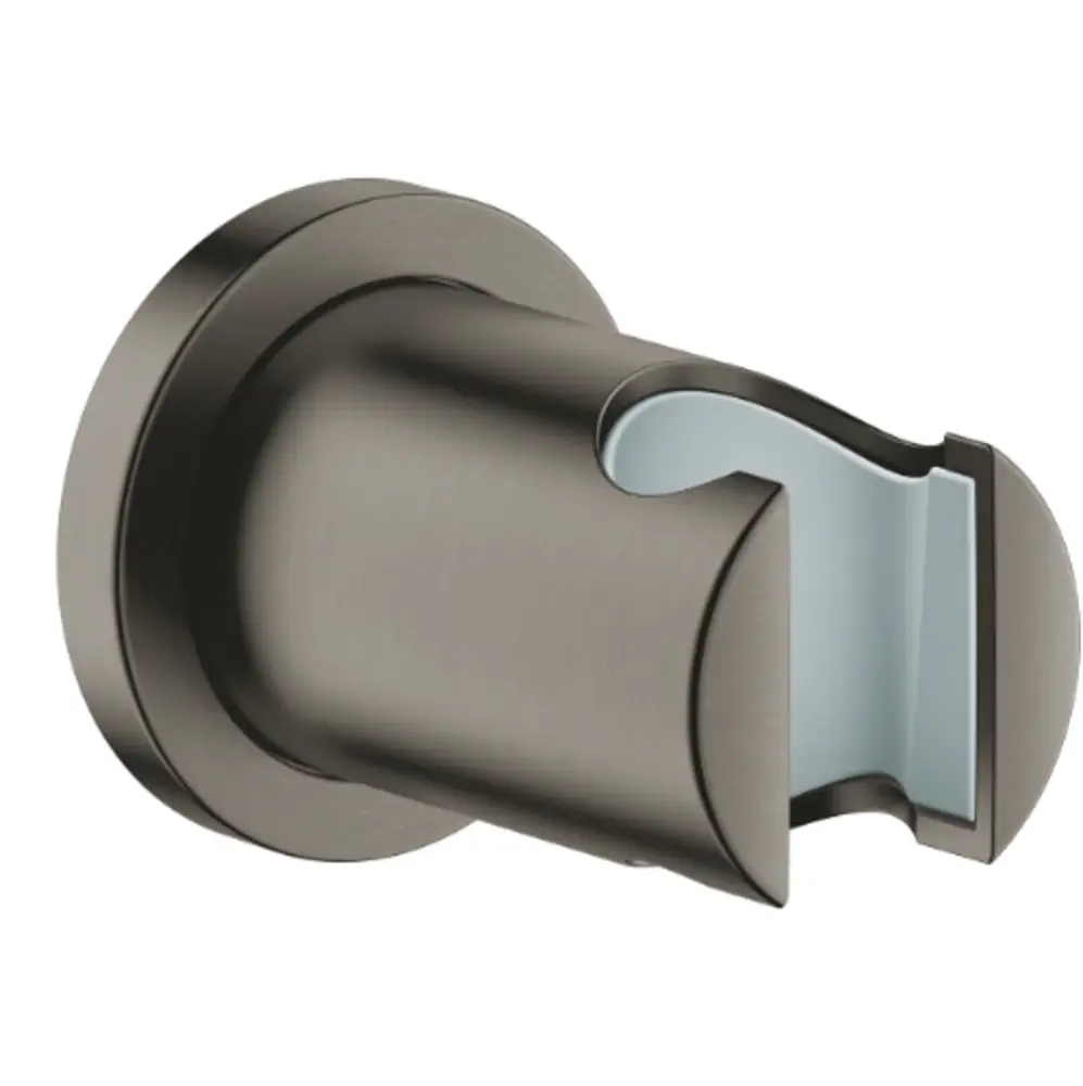 Grohe Rainshower Wall Holder Round Brushed Hard Graphite - 27074AL0 - Crucial Shower Accessory