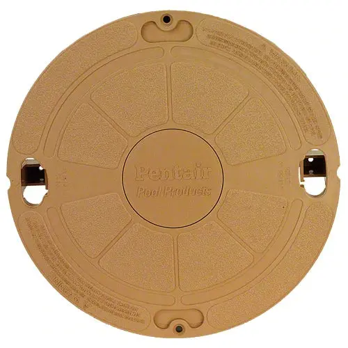 Pentair 9.14" Tan Lock Down Lid Existing Admiral™ S20 Wedge Skimmers