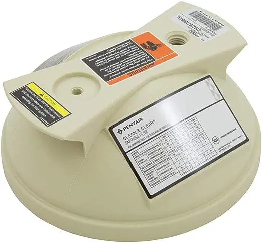 PENTAIR 50 SqFt and 100 Sqft Disinfect and Clear® Almond Tank Lid 178553