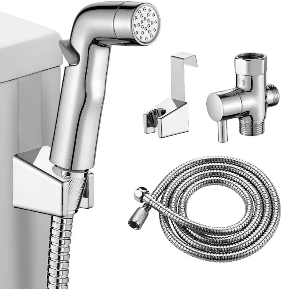 Premium Water-Resistant Handheld Bidet Sprayer Toilet Cloth Diaper Stain-free Steel Accessory