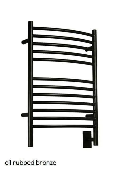 Amba Jeeves E Curved Hardwired Towel Warmer - 20.5"w x 31"h | Rustproof & Easy Clean