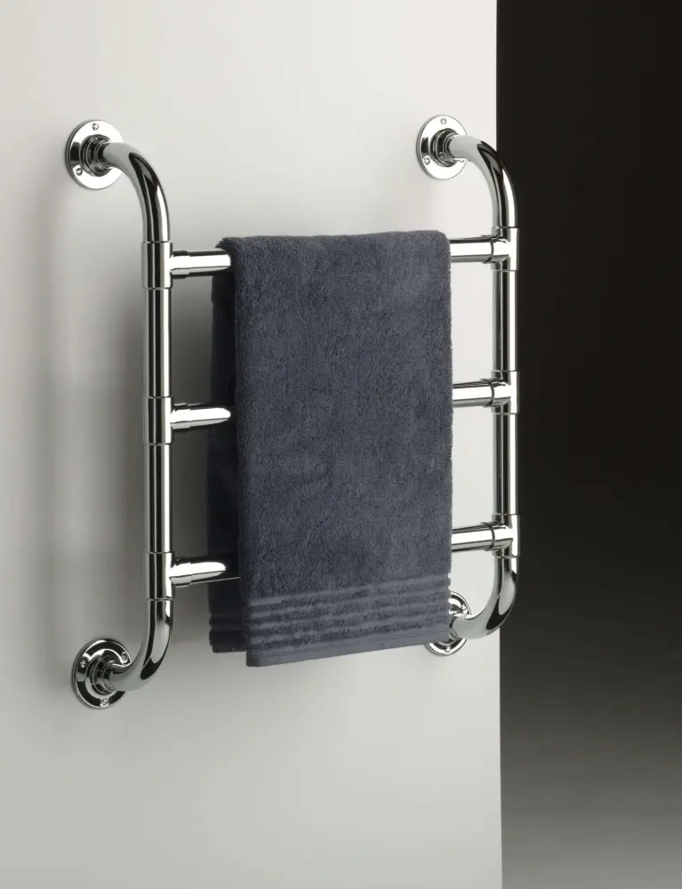 Hotel-Grade Luxury Sterlingham Dunsley Hardwired Towel Warmer - 22"w x 22"h