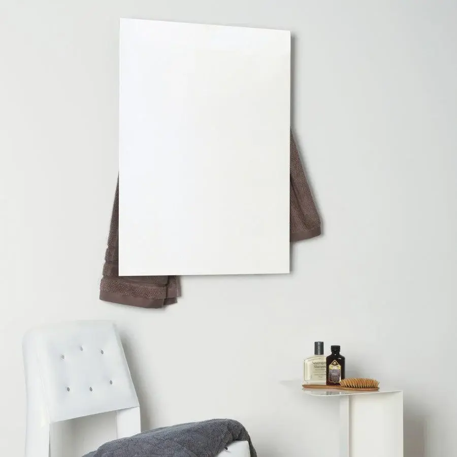 Mg12 Geometrici Rectangle Towel Warmer - 17.75"W x 27.5"H Non-Slip Base | 5-Year Warranty