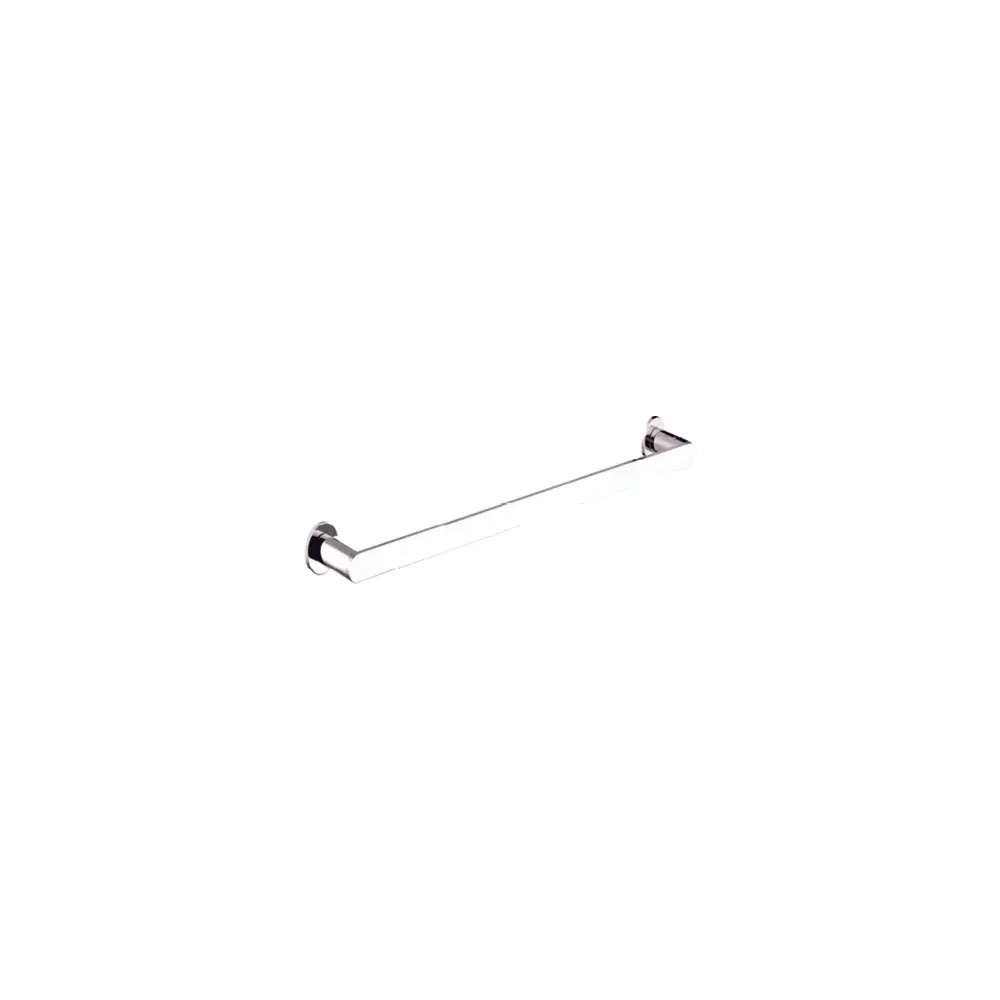 Quick-Dry Antimicrobial Carmen 30cm Towel Rail - Shiny metal