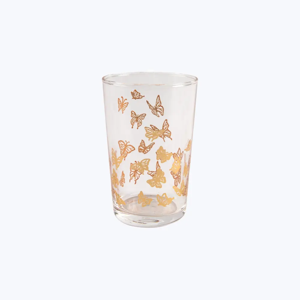 Insulated Little Butterfly Tea Glass