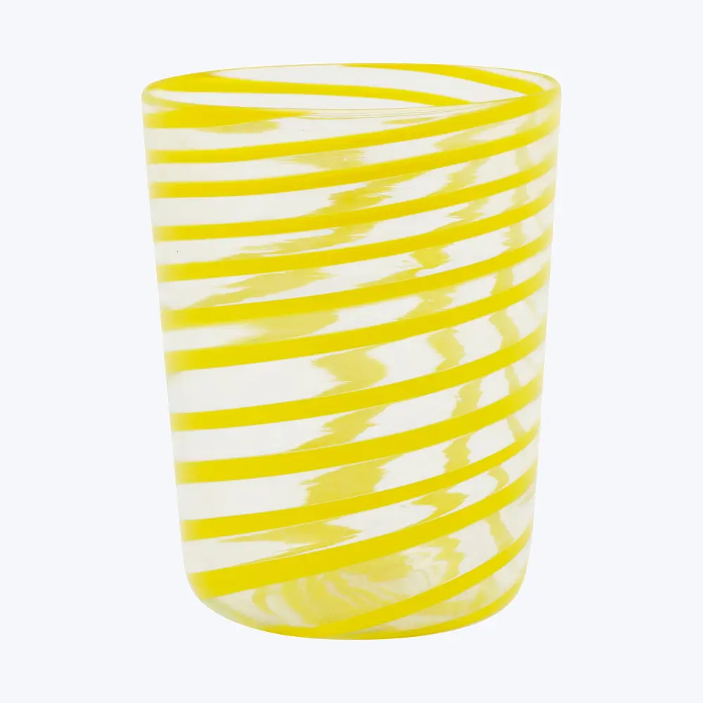 Premium Leak-Proof Giravolta Murano Water Glass