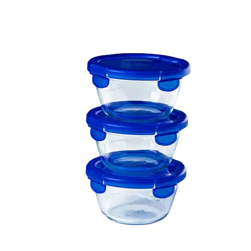 STURDY 3er-Set Lunchbox aus Glas - Cook & Go