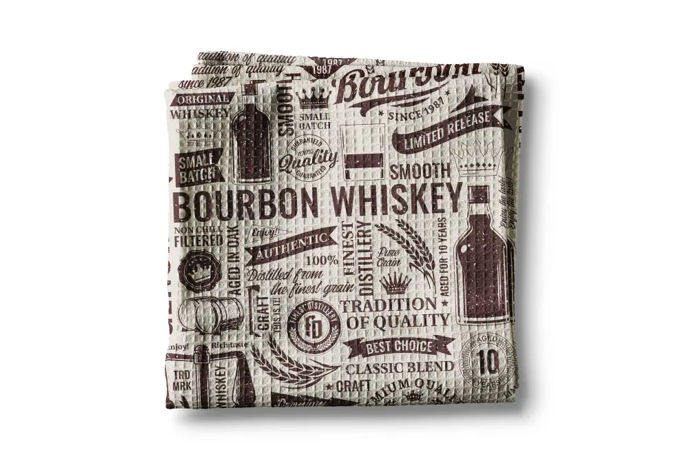 Vintage Liquor Kitchen Towel