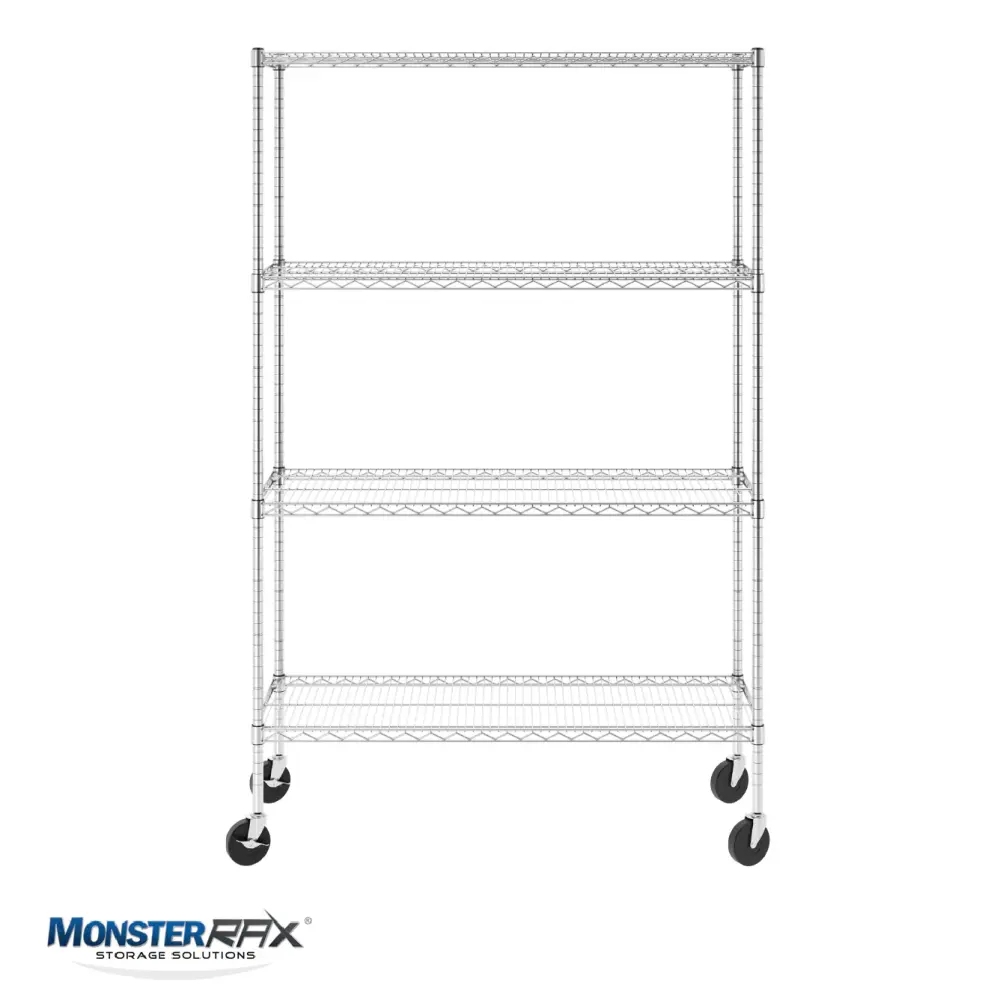 18" x 48" x 72" 4-Tier Wire Shelving