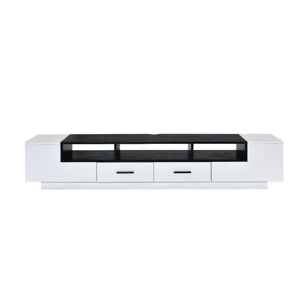 Armour - TV Stand - White & Jet-black