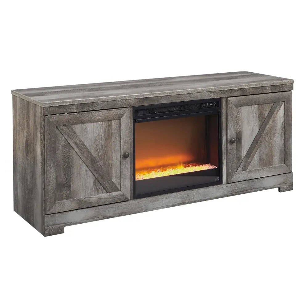 Diamond Contemporary Furniture Exclusive Design Wynnlow TV Stand Cable Management W440-68/W100-02