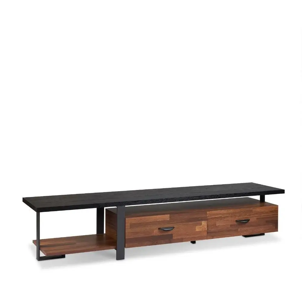 Elling - TV Stand - Walnut & Onyx