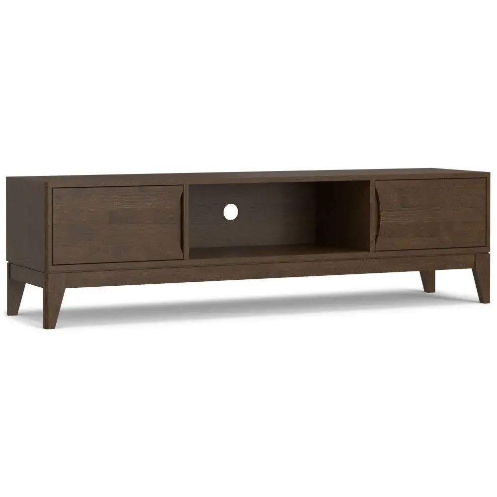 Harper - Low TV Media Stand - Walnut Taupe