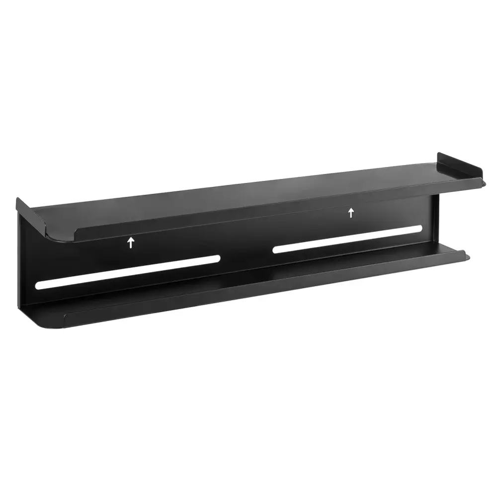 Maclean MC-904 Storage Shelf 2in1 Wall Mount TV Back VESA 2kg 2 Mounting Options Compatible