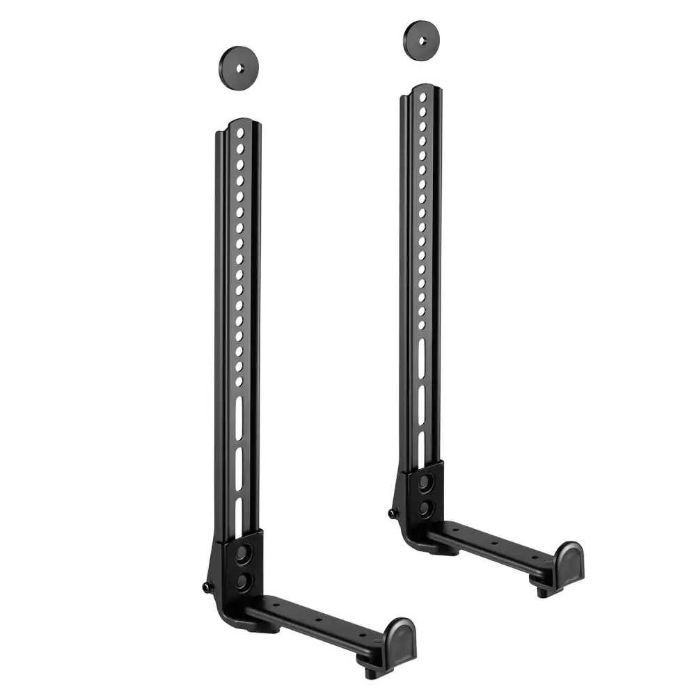 Maclean MC-914 General Soundbar Mount Speaker Holder Mounting Under TV up to 15kg VESA Space Saving