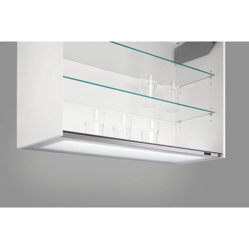 nobilia surcharge wall cabinets LED glass airy shelf MP-LA