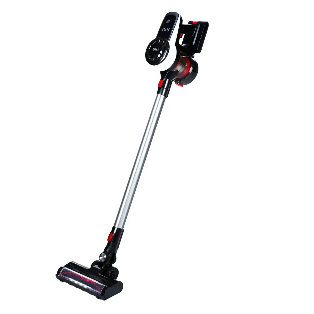 Adler AD 7048 cordless jet-black handheld upright vacuum cleaner