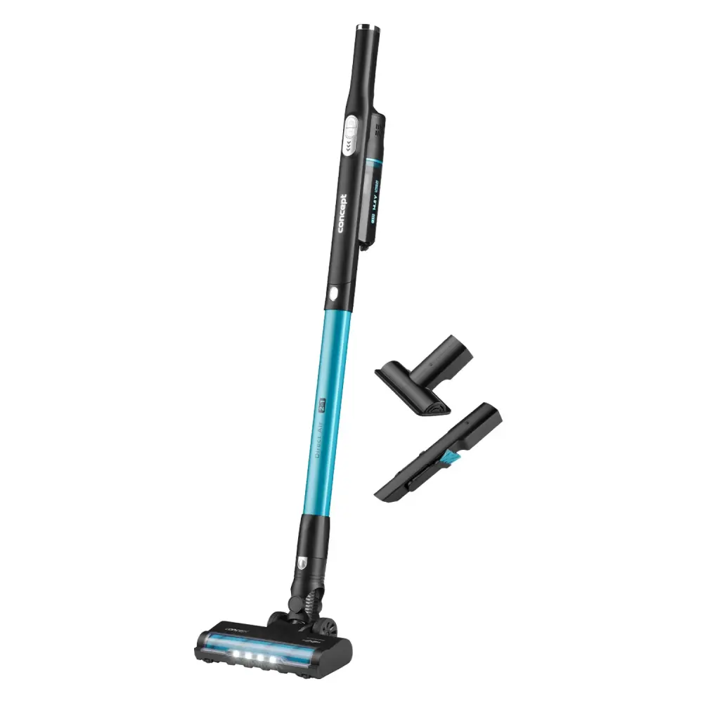 Concept Cordless Vacuum Cleaner Direct Air 14.8V Handheld Upright Velvety material Brush 2 Power Levels