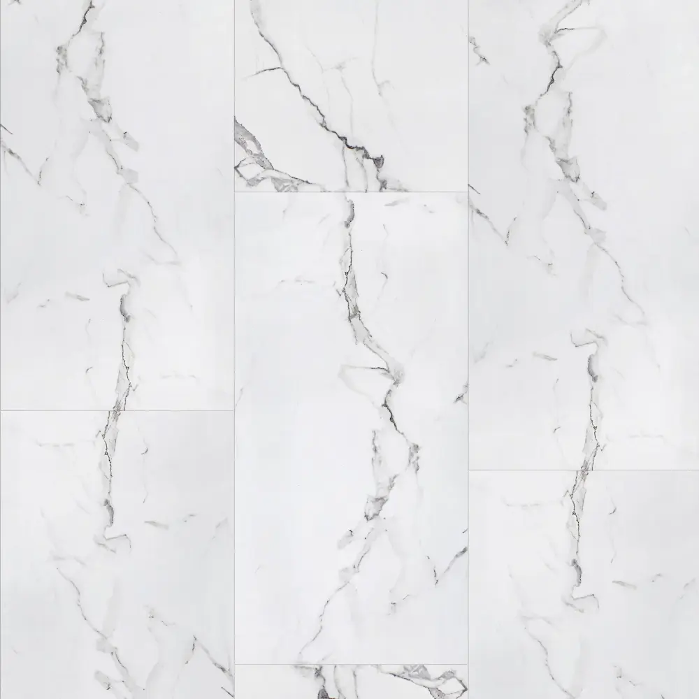 6.5mm MSPC Vinyl Flooring LessCare Calacatta Flat