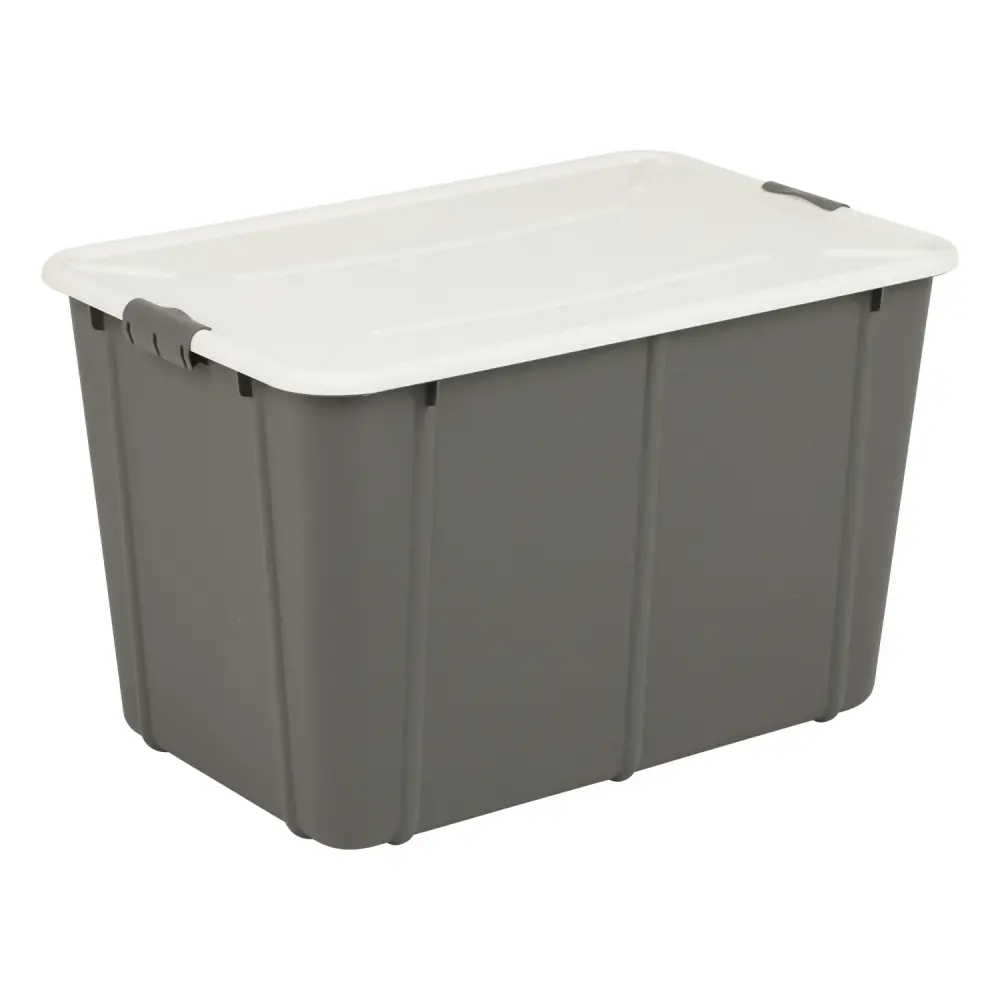 BranQ Velur 60L storage container lid ebony grey