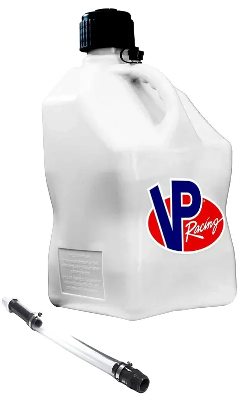 VP Racing 3520 Motorsport Container, 5 gal Capacity, Polyethylene, Chalk