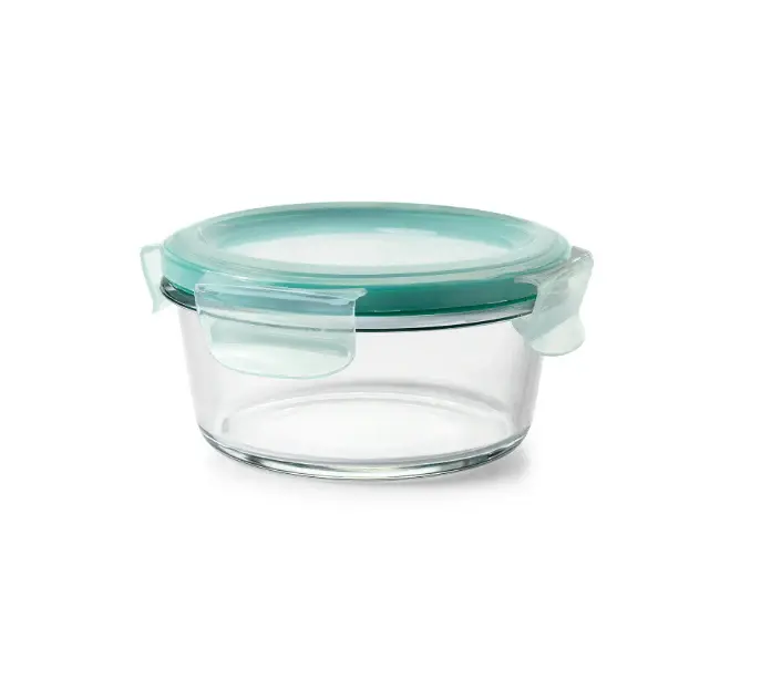 Smart Seal Glass Round Container - 2 Cup