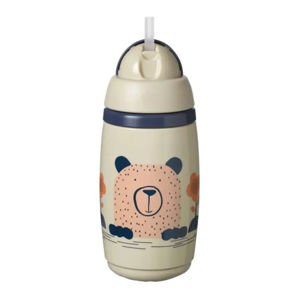 Superstar Thermal Straw Cup 9oz - Bear