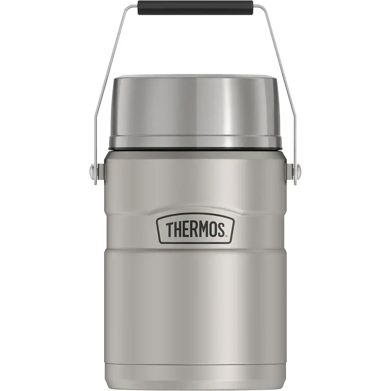 Thermos BIG BOSS STAINLESS KING SK3030MSTRI4 Vacuum Lined Food Jar Inner Container, 47 oz Capacity, 5.3 L