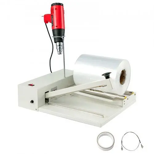 VEVOR 12" Shrink Wrap 450w Sealing Machine I-bar Sealer 1800w Heat 558 Feet Film, FMJ12INSSBZRFJTJ1V1
