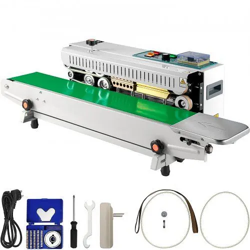 VEVOR Auto Continuous Sealing Machine Horizontal Sealer Delrin PVC Membrane Package Film Band Sealer, FKJFR900WSBM00001V1