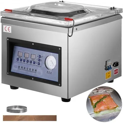 VEVOR DZ-260C Digital Vacuum Sealer Food Vacuum Sealing Packing Machine 110V, DZ-260ZKBZJ400W01V1