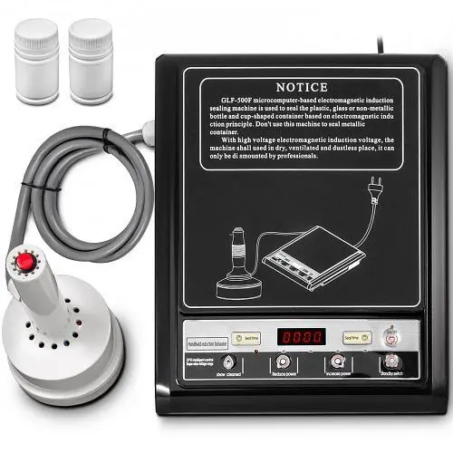 VEVOR Plug-and-Play 800-1200W Handheld Induction Sealer Travel-friendly Sealing Machine Microcomputer-based, DCGYFKJ500E00...