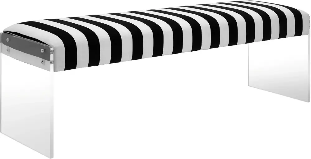 Jewelry Armoire Envy Paris Velvet/Acrylic Bench