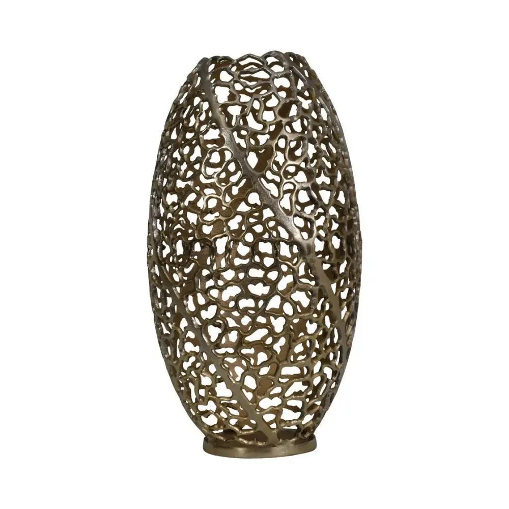 Aussie Coral Aluminium Barrel Vase - Aurum (Set 3)