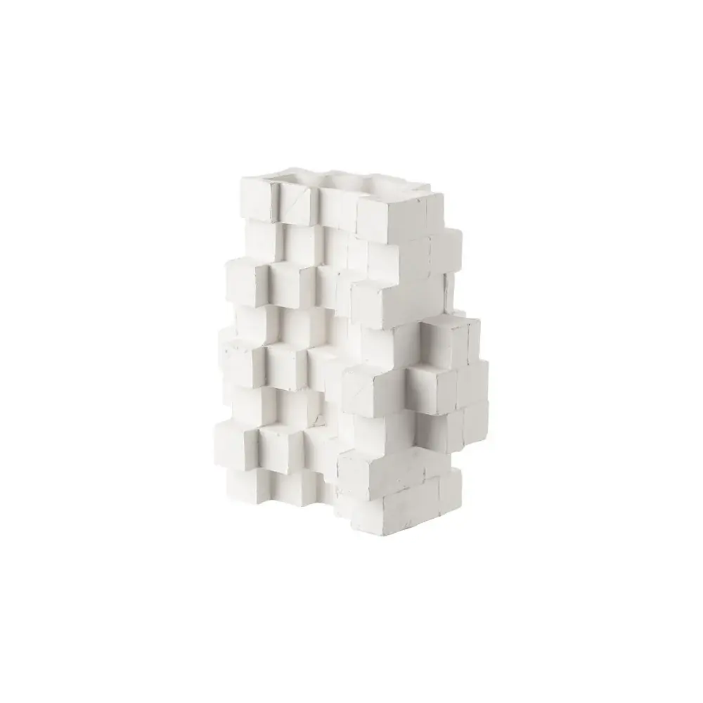 Bloc Ceramic Vase - Chalk