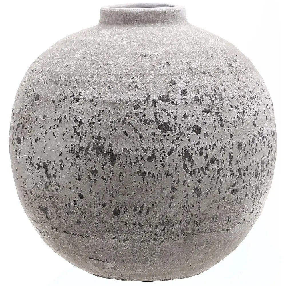 Tiber Earthenware Vase - Stone | Ceramic | Handmade