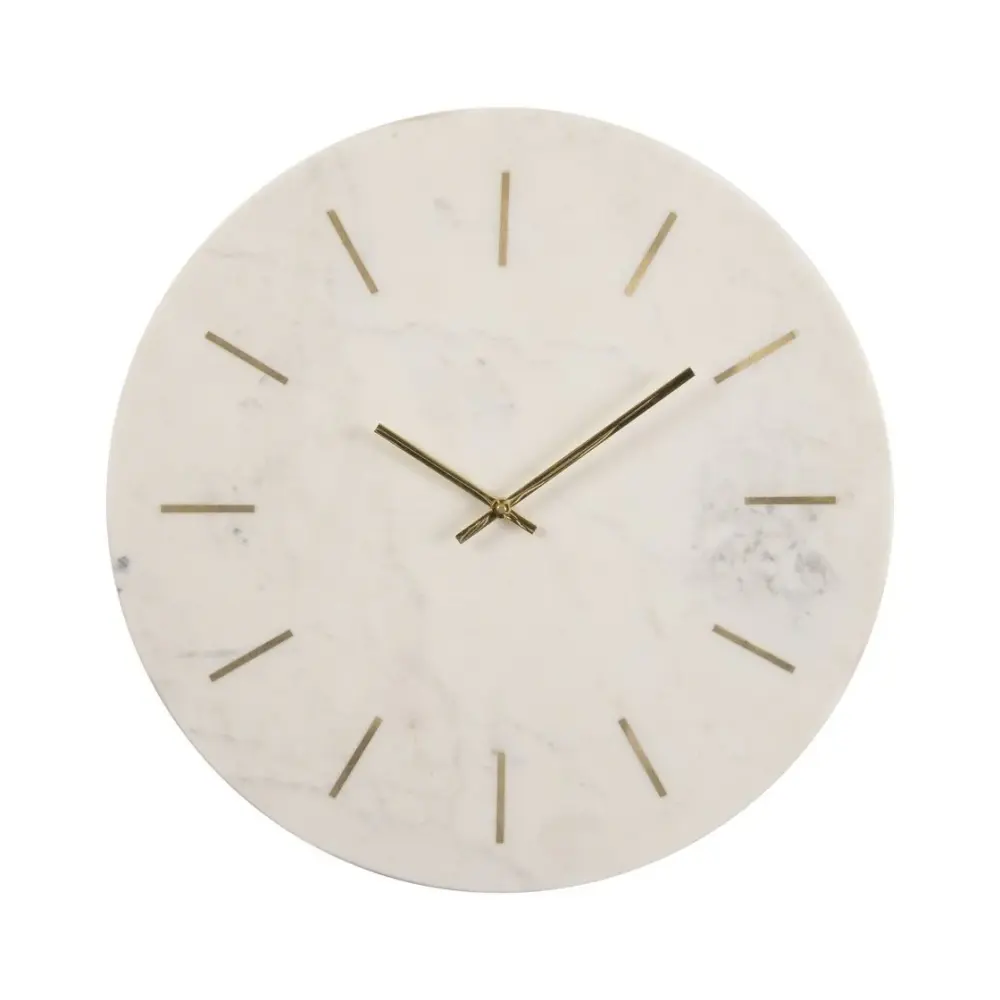Wall Clock - Warm alloy & Marble from Mid-Century Design