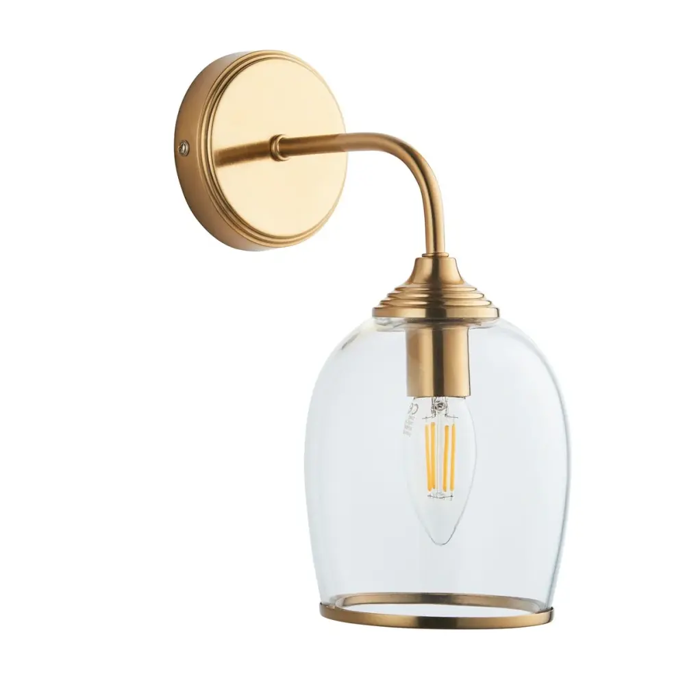 Ashcroft Wall Light - Brushed Aged Warm alloy