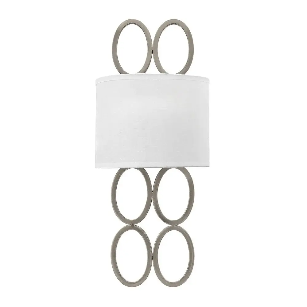 Hinkley Jules 2 Light Wall Airy - Brushed Nickel