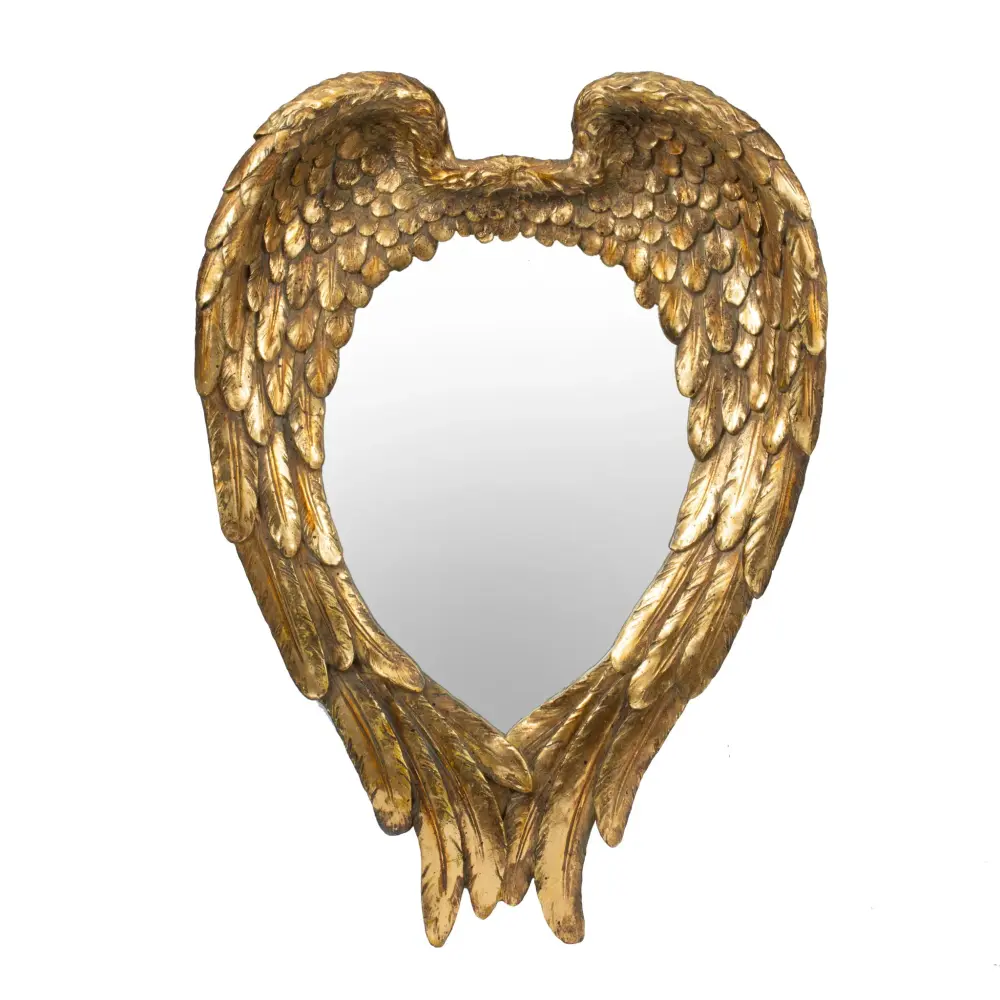 Wing Accent Mirror, Wall Mirror Living Room - Aurum