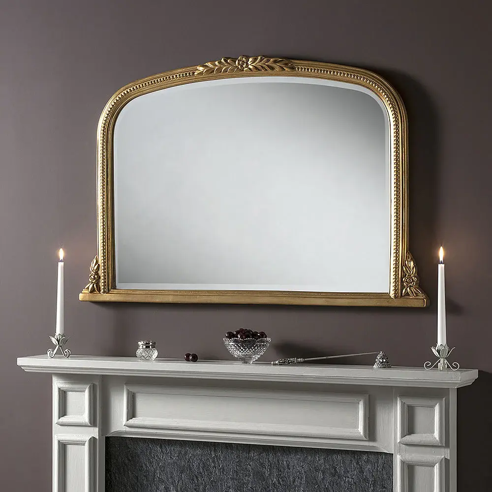 Montenegro Arched Wall Mirror - Gilded