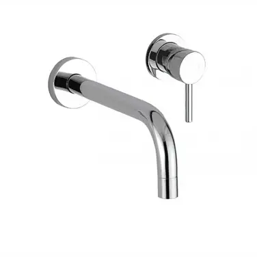 On-wall sink faucet Shatter-Resistant Glass